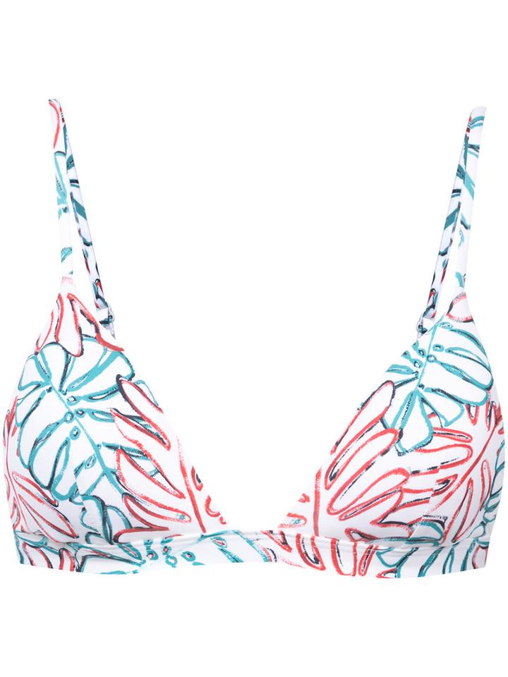 Onia - Danni Bikini Top - Women - Nylon/spandex/elastane - Xl, White, Nylon/spandex/elastane