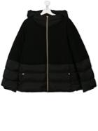 Herno Kids Teen Hooded Puffer Jacket - Black