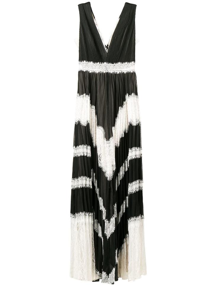 Alice+olivia Lace Panel Dress - Black