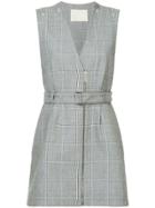Dion Lee Binary Check Dress - Black