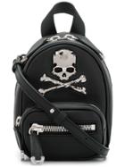 Philipp Plein Skull Embellished Mini Backpack - Black