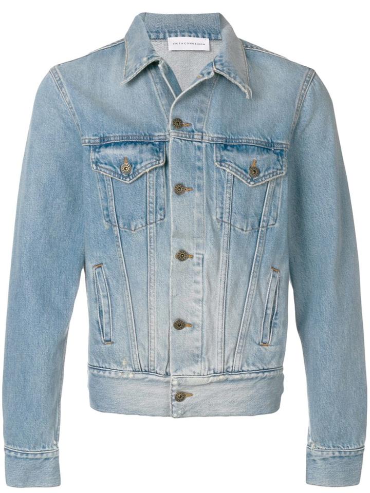 Faith Connexion Customisable Denim Jacket - Blue
