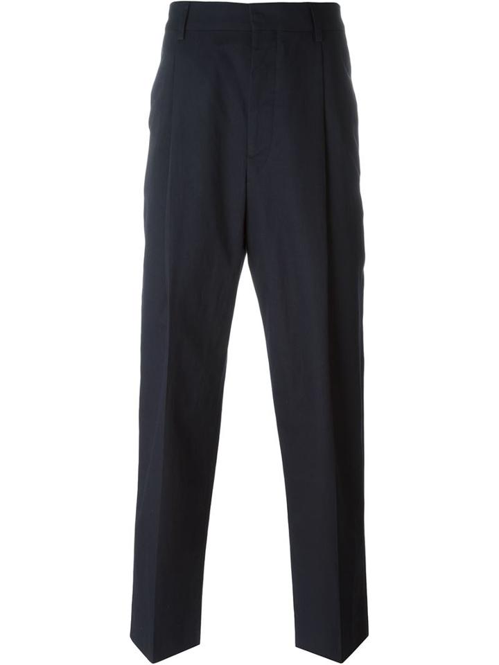 Lemaire Pleated Straight Leg Trousers