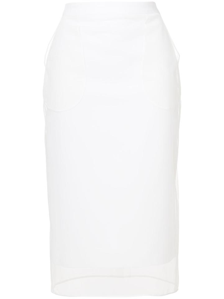 Givenchy Mid-length Pencil Skirt - White