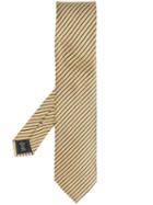 Ermenegildo Zegna Diagonal Stripe Tie - Yellow