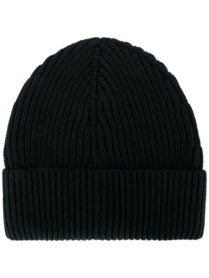 Maison Margiela - Ribbed Beanie Hat - Men - Wool - One Size, Black, Wool