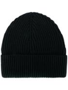 Maison Margiela - Ribbed Beanie Hat - Men - Wool - One Size, Black, Wool