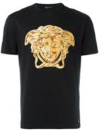 Versace Medusa Head T-shirt, Men's, Size: Large, Black, Cotton