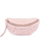 Miu Miu Shearling Belt Bag - Pink