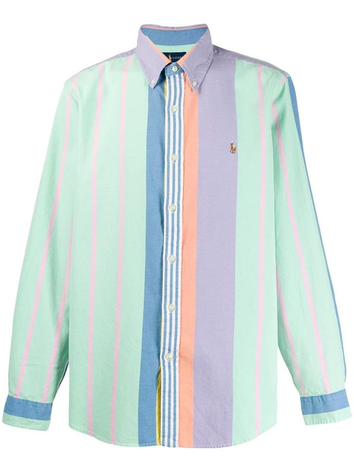 Ralph Lauren Striped Shirt - Green