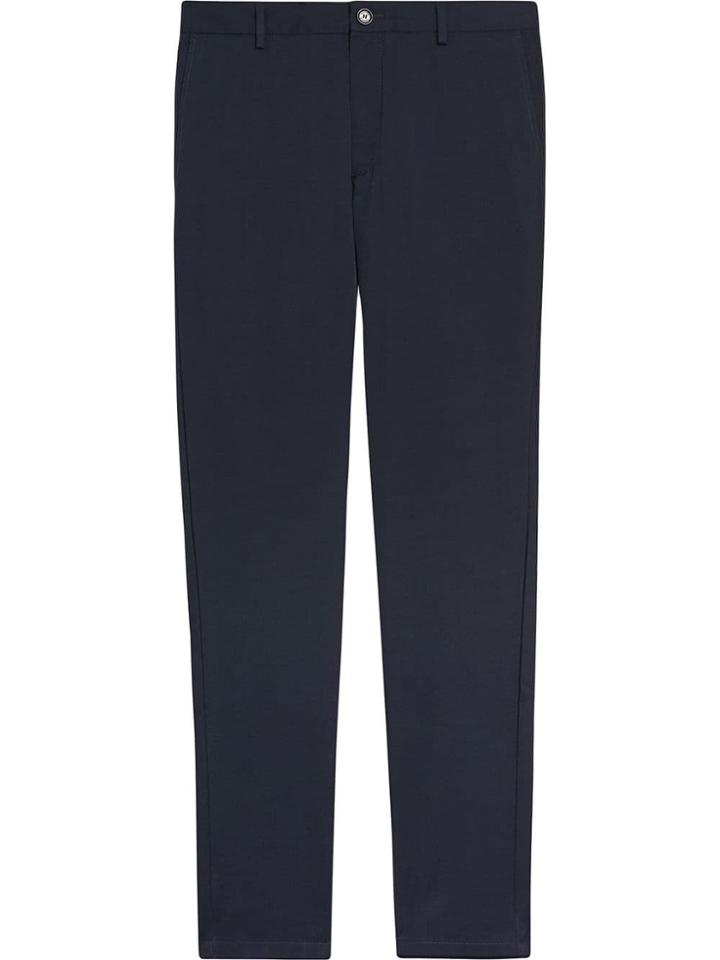 Burberry Slim Fit Cotton Chinos - Blue