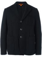 Barena Notched Lapel Blazer, Men's, Size: 52, Black, Cotton/viscose/virgin Wool