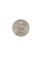Yohji Yamamoto Pre-owned 2000s Round Goddess Brooch - Silver