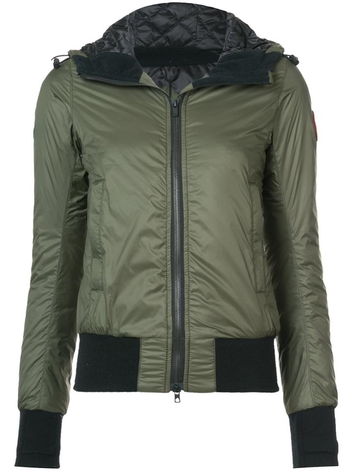 Canada Goose Hooded Zipped Jacket - Green