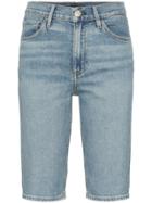 3x1 Paros Knee-length Denim Shorts - Blue