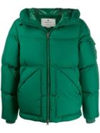 Woolrich Long Sleeve Puffer Jacket - Green
