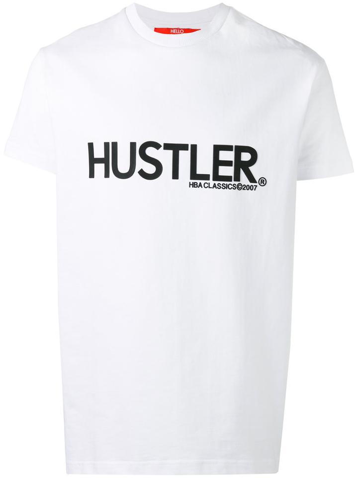 Hood By Air - Printed T-shirt - Unisex - Cotton - S, White, Cotton