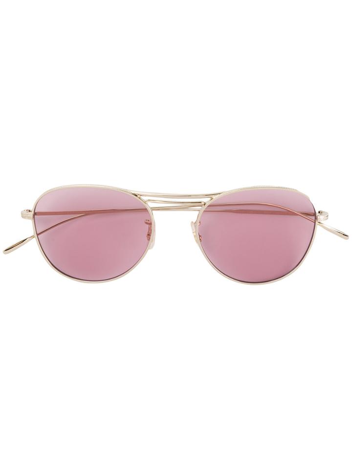 Oliver Peoples Cade Round Sunglasses - Metallic