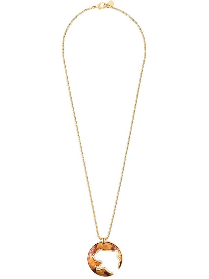 Krizia Vintage Abstract Pendant Necklace