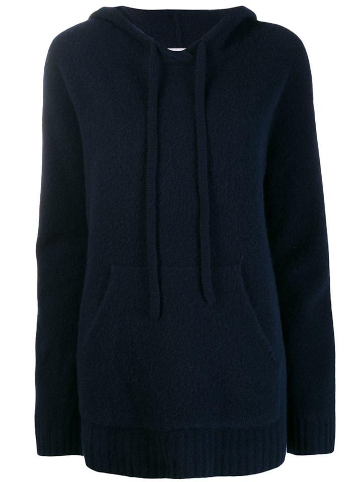 Pringle Of Scotland Oversized Soft Hoodie - Blue