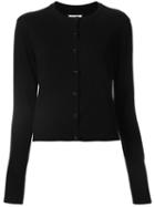 Maison Margiela Classic Long Sleeve Cardigan, Women's, Size: Large, Black, Cashmere