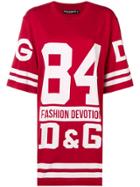 Dolce & Gabbana Underwear Oversized Basketball T-shirt - Red