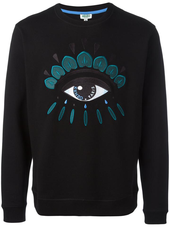 Kenzo Eye Sweatshirt, Men's, Size: Xxl, Black, Cotton/polyester