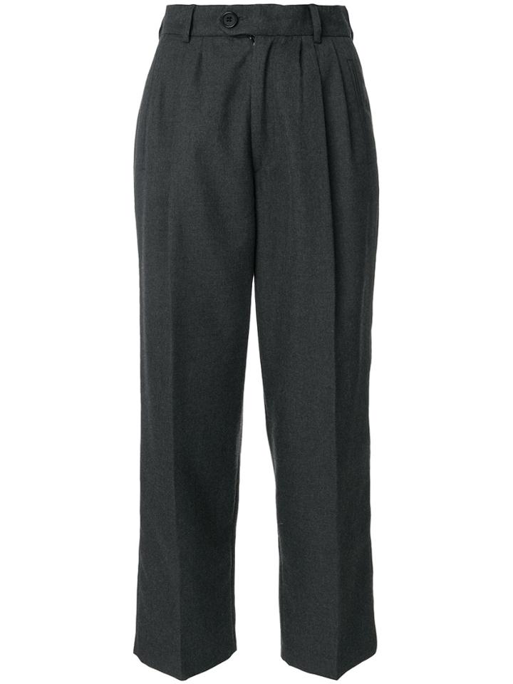 Situationist High-waisted Suit Trousers - Grey