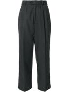 Situationist High-waisted Suit Trousers - Grey