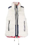 Moncler Grenoble Shearling Puffer Jacket - White