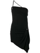 Dsquared2 Asymmetric Mini Dress - Black