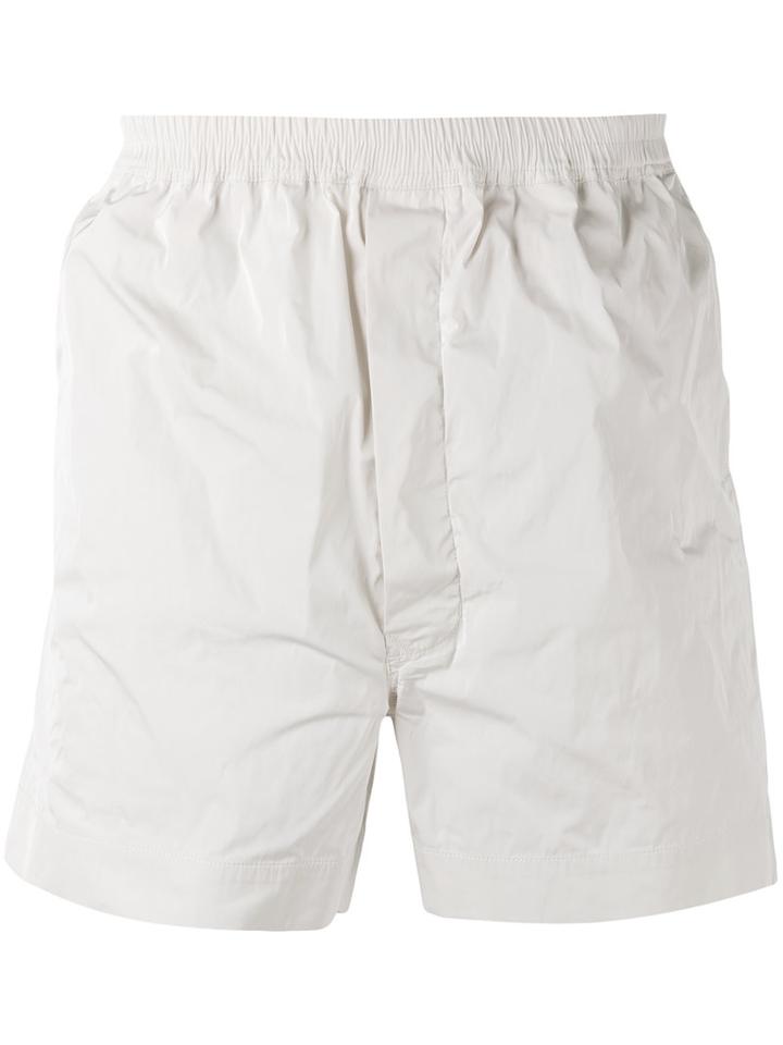 Rick Owens Track Shorts, Men's, Size: 52, Nude/neutrals, Polyester