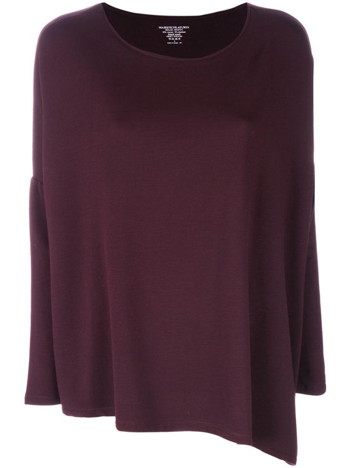 Majestic Filatures Asymmetric Top - Pink & Purple
