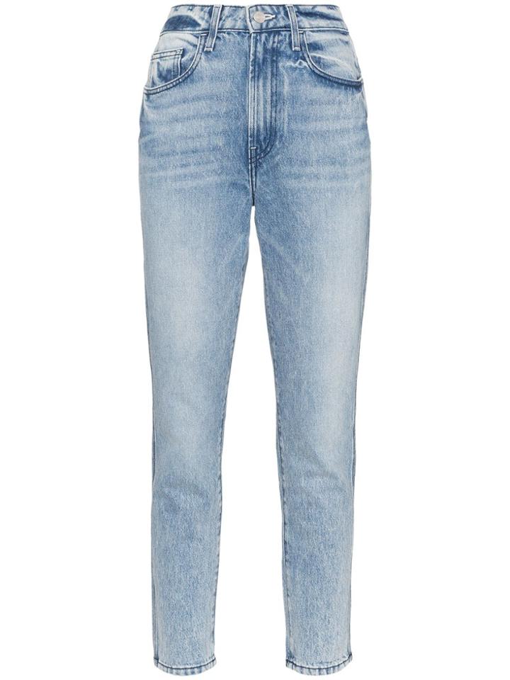Jordache Vintage Straight-leg Pvc-pocket Jeans - Blue