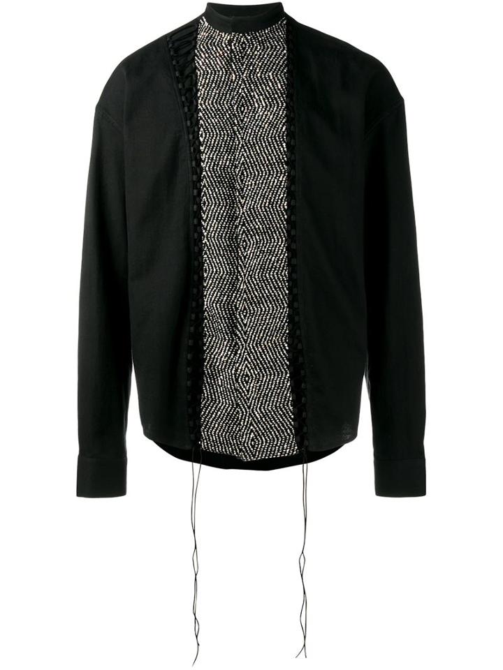 Haider Ackermann Sequinned Panel Shirt
