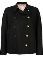 Nº21 Double Breasted Coat - Black