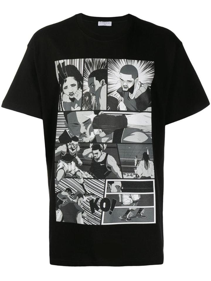 Ih Nom Uh Nit Comic Print T-shirt - Black