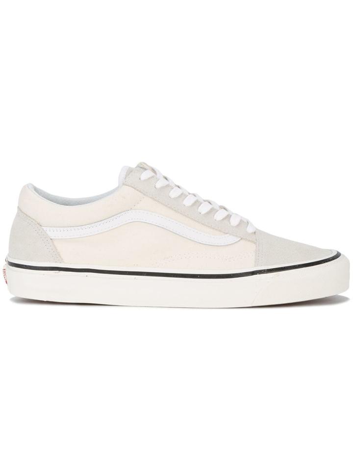 Vans Old Skool Suede Panelled Sneakers - Nude & Neutrals