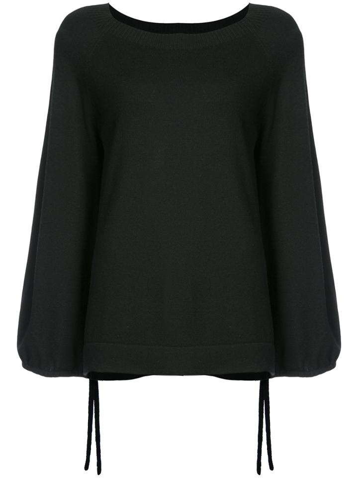 Vince Flared Sleeves Sweater - Black