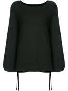 Vince Flared Sleeves Sweater - Black