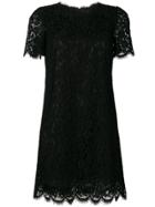 Dolce & Gabbana Lace Shift Dress - Black