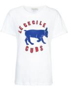 Être Cécile Cubs Print T-shirt - White
