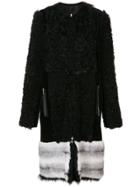 Oscar De La Renta Reversible Coat - Black