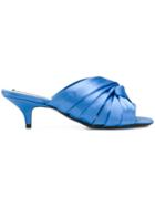 No21 Twisted Bow Sandals - Blue