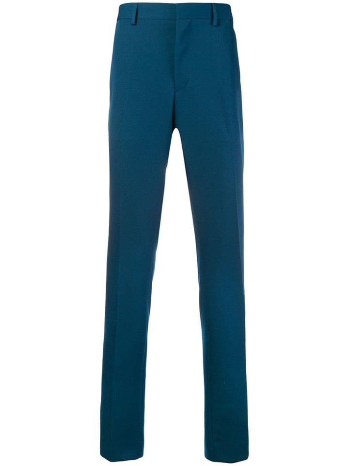 Calvin Klein 205w39nyc Contrasting Panelled Tailored Trousers - Blue