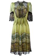 Etro Panelled Bell Sleeve Dress