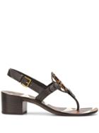 Tory Burch Miller Ankle-strap Sandals - Brown