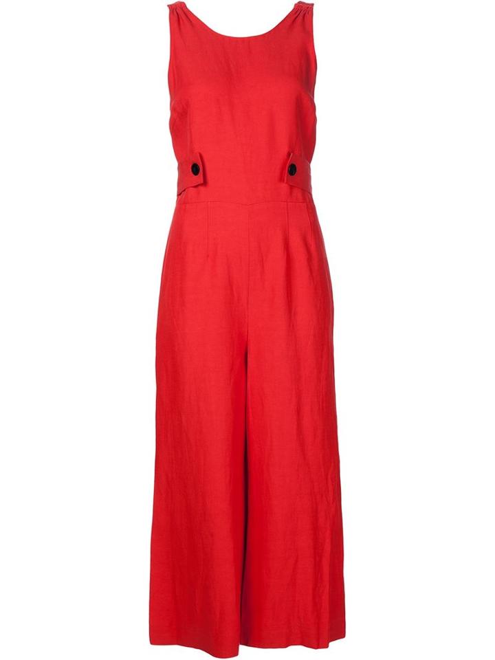 Derek Lam 10 Crosby Sleeveless Cropped Jumpsuit