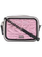 Karl Lagerfeld Quilted Camera Bag - Pink & Purple