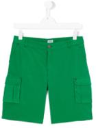 Armani Junior - Cargo Shorts - Kids - Cotton/spandex/elastane - 16 Yrs, Green